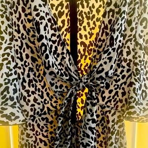 Leopard romper